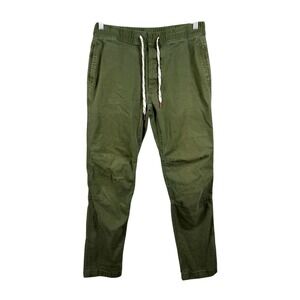 Topo Designs Pants Mens Sz M Olive Dirt 5-Pocket Organic Cotton Twill Stretch